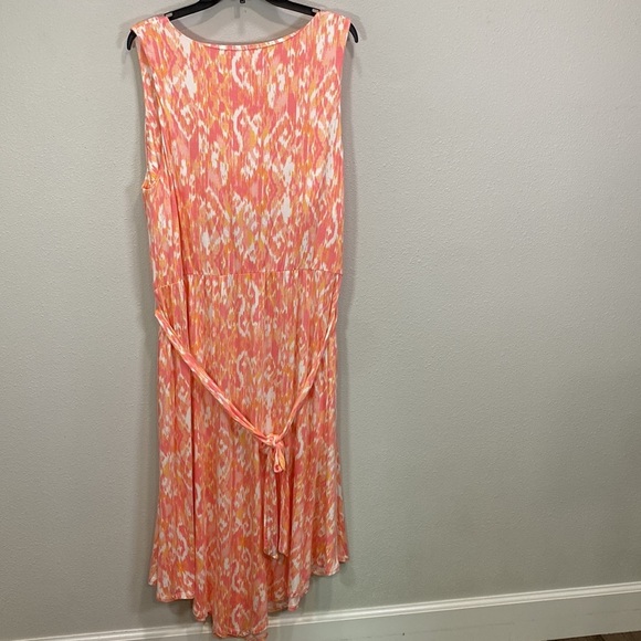 Soma weekend handkerchief asymmetric hem dress jersey knit built in‎ bra - Picture 4 of 10